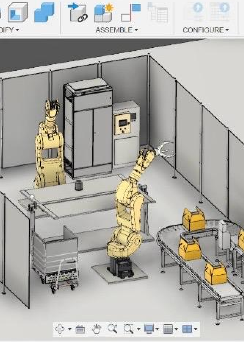 Automated Robot Weld Cell